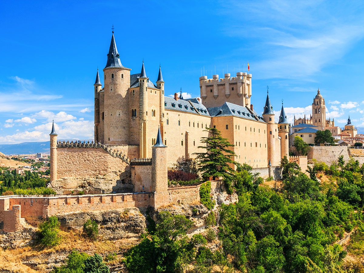 Segovia, Spain. The Alcazar of Segovia. Castilla y Leon.