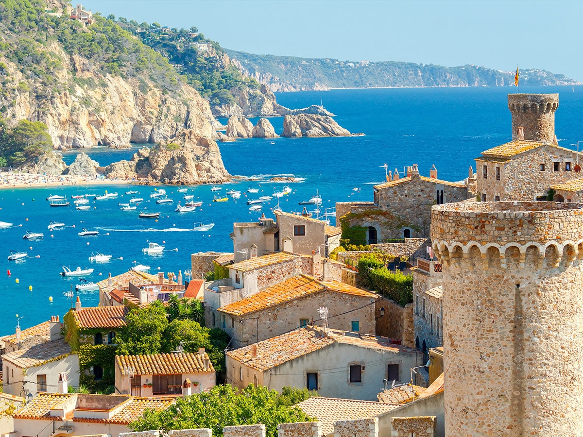 Tossa de Mar, Costa Brava, Spain.